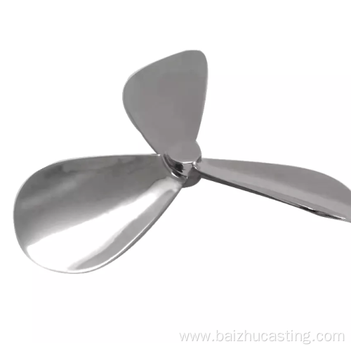 3 blade outboard boat stainless steel marine propeller